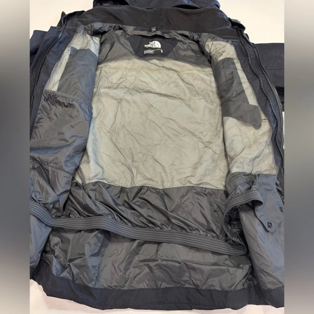 The North Face Clement Triclimate Hooded Waterproof Jacket Black Size Medium